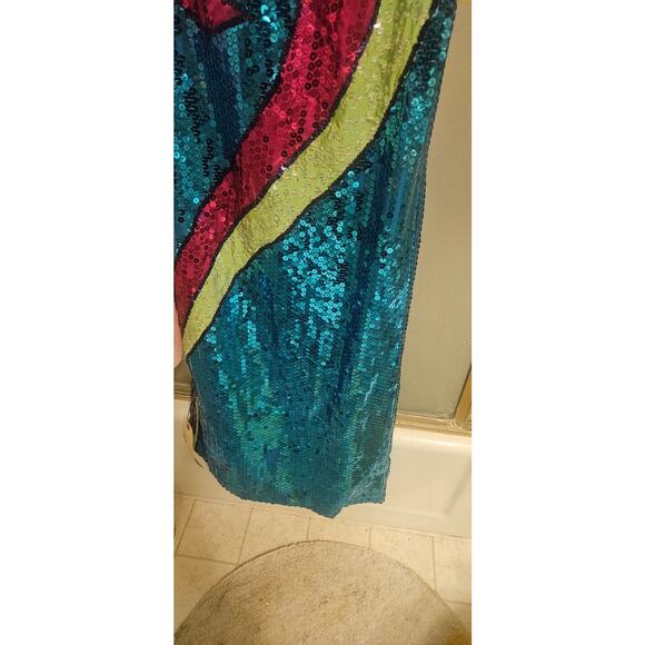 Stunning handmade Halloween costume Ursula mermaid xs Blue purple pink Nov Ship - Picture 4 of 6